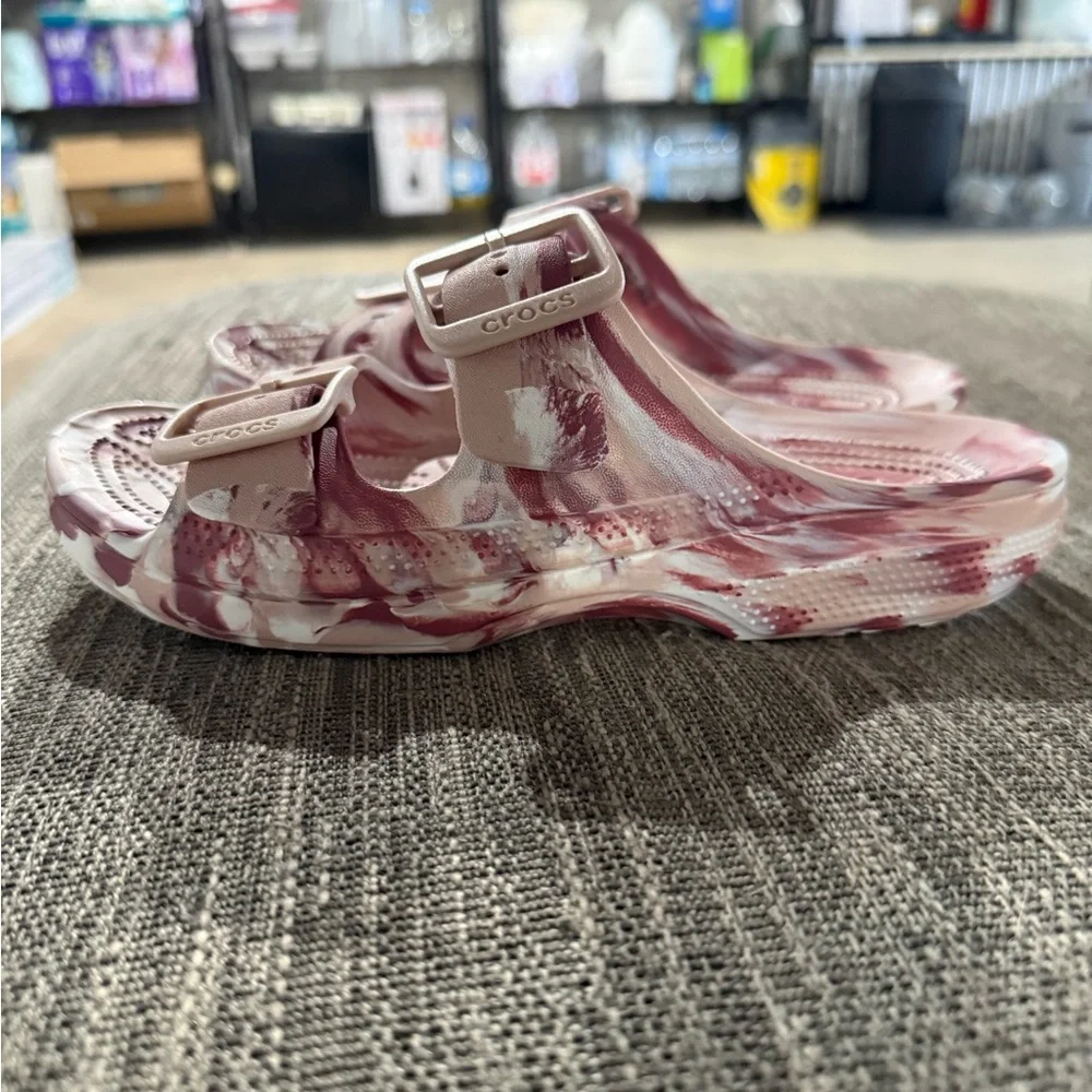 NWOT Crocs Pink Sandals - Picture 2 of 3